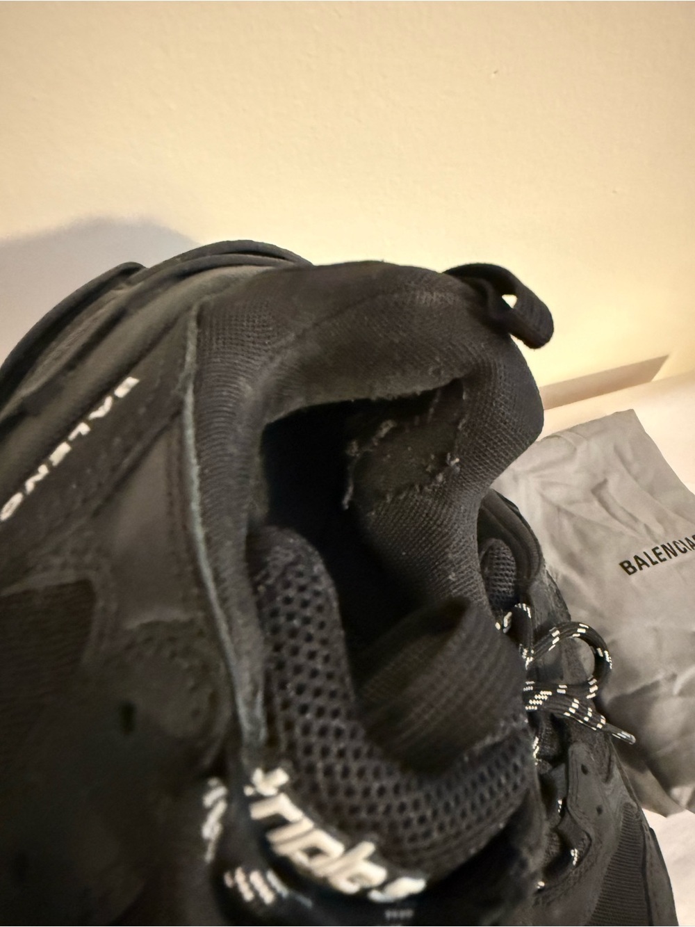 Balenciaga Black Triple S Style Chunky Sneakers Size FR/EUR 39 $1,190 - Picture 8 of 13